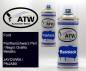 Preview: Ford, Pantherschwarz Perl / Negro Grafito Metallic, JAYCWWA / PNJAB0: 400ml Sprühdose + 400ml Klarlack - Set, von ATW Autoteile West.